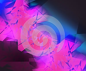 Violet Strange Abstract Background