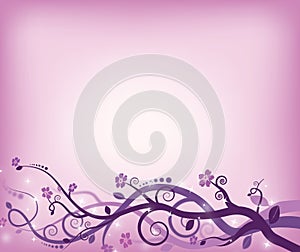 Violet swirls