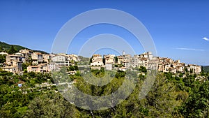 The `Violet village`, Tourrettes sur Loup in Provence, France