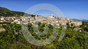 The `Violet village`, Tourrettes sur Loup in Provence, France photo