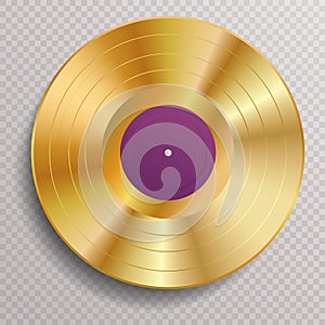 Violet vinyl gold