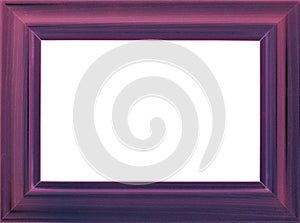 Violet wooden photo frame