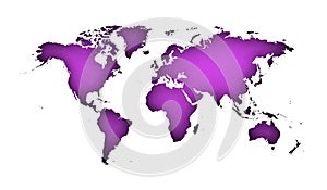 Violet World map
