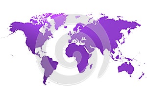 Violet worldmap photo
