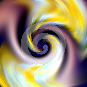 Violet yellow hypnotic lines, abstract background