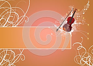 Violin backgrund