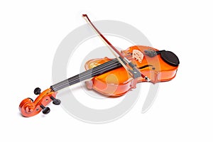 Violin and bow photo