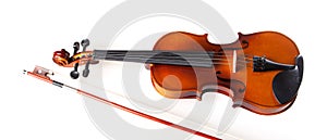 Violin and bow photo