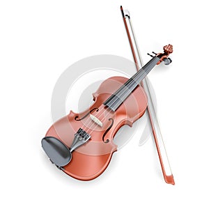 Violin and fiddlestick