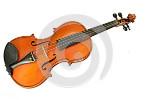 Violin isolated on white