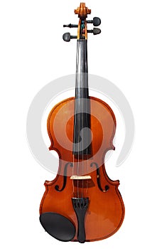 Violin isolated on white background