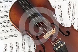 Violin on Music photo