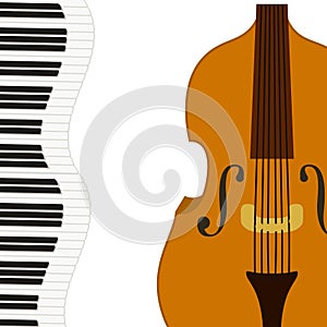 Violin musical instrument pattern