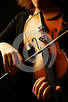 Violin musical instruments violinist hands