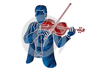 Violin Musician Orchestra Instrument Graphic Vector