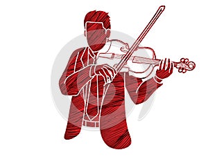 Violin Musician Orchestra Instrument Graphic Vector