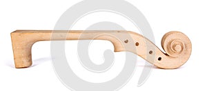 Violin neck and scroll