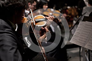 Violin Orchestra at the Vienna Ball
