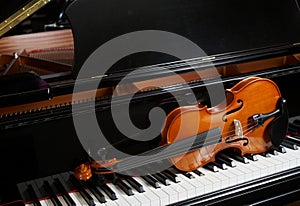 Violin On Piano