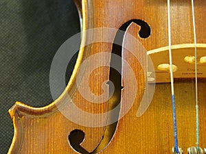 Violin Sound Hole Melody and String From The Concert Violin 4/4 inspire