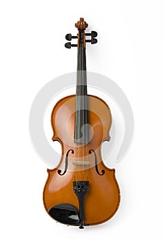 Violín en blanco 