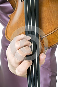 Violinist closeup 3