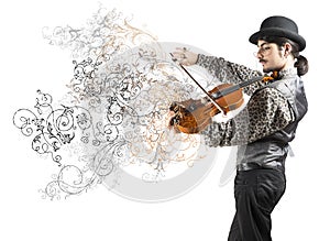 The violinist