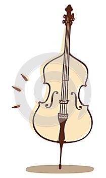 Violoncello vector