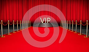 VIP 3d render symbol.