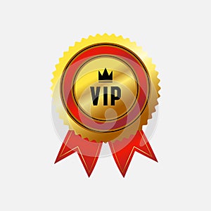 Vip badge and emblem design vector