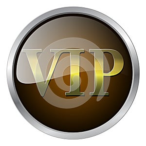 VIP badge vector illustration