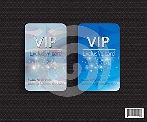 VIP card template design. luxury concept