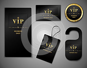 Vip cards design template