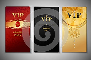 Vip cards set