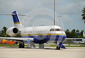 VIP charter jet