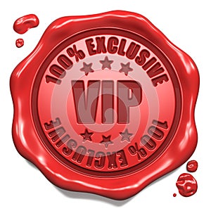 VIP Exclusive - Stamp on Red Wax Seal.