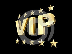 Vip and golden star