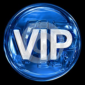VIP icon blue.