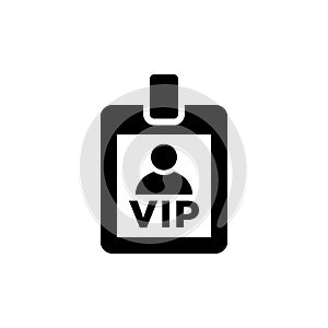 VIP icon flat vector template design trendy