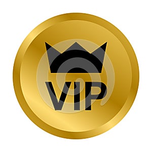 VIP icon vector for graphic design, logo, website, social media, mobile app, UI