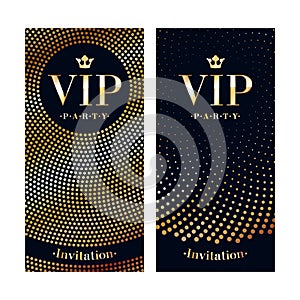 VIP invitation card premium design template.