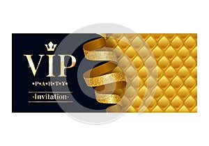 VIP invitation card premium design template.