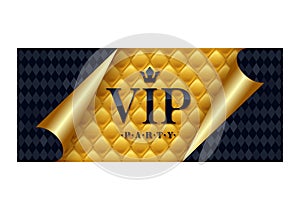 VIP invitation card premium design template.