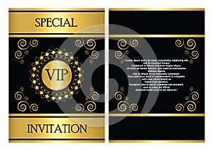 VIP Invitation Card Template