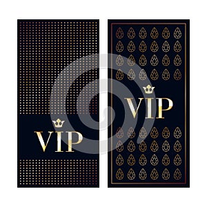 VIP invitation cards premium design templates