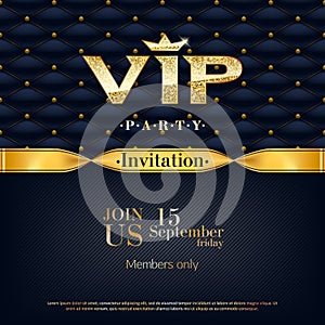 VIP invitation premium design background template.