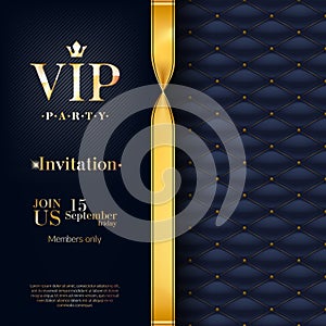 VIP invitation premium design background template.