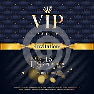 VIP invitation premium design background template.