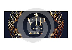 VIP invitation premium design background template.