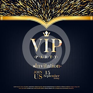 VIP invitation premium design background template.